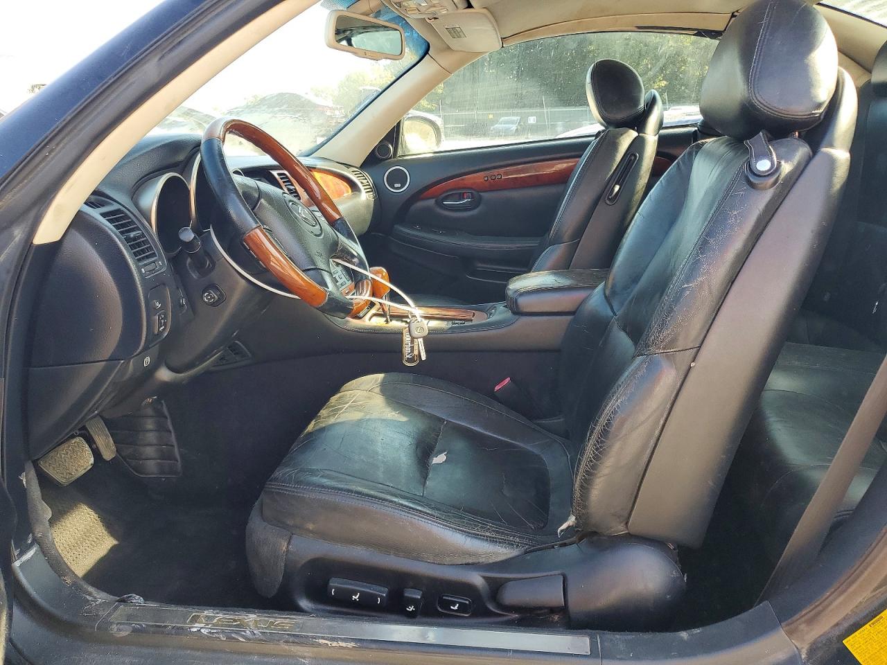 2002 Lexus Sc 430 Black vin: JTHFN48Y920026420