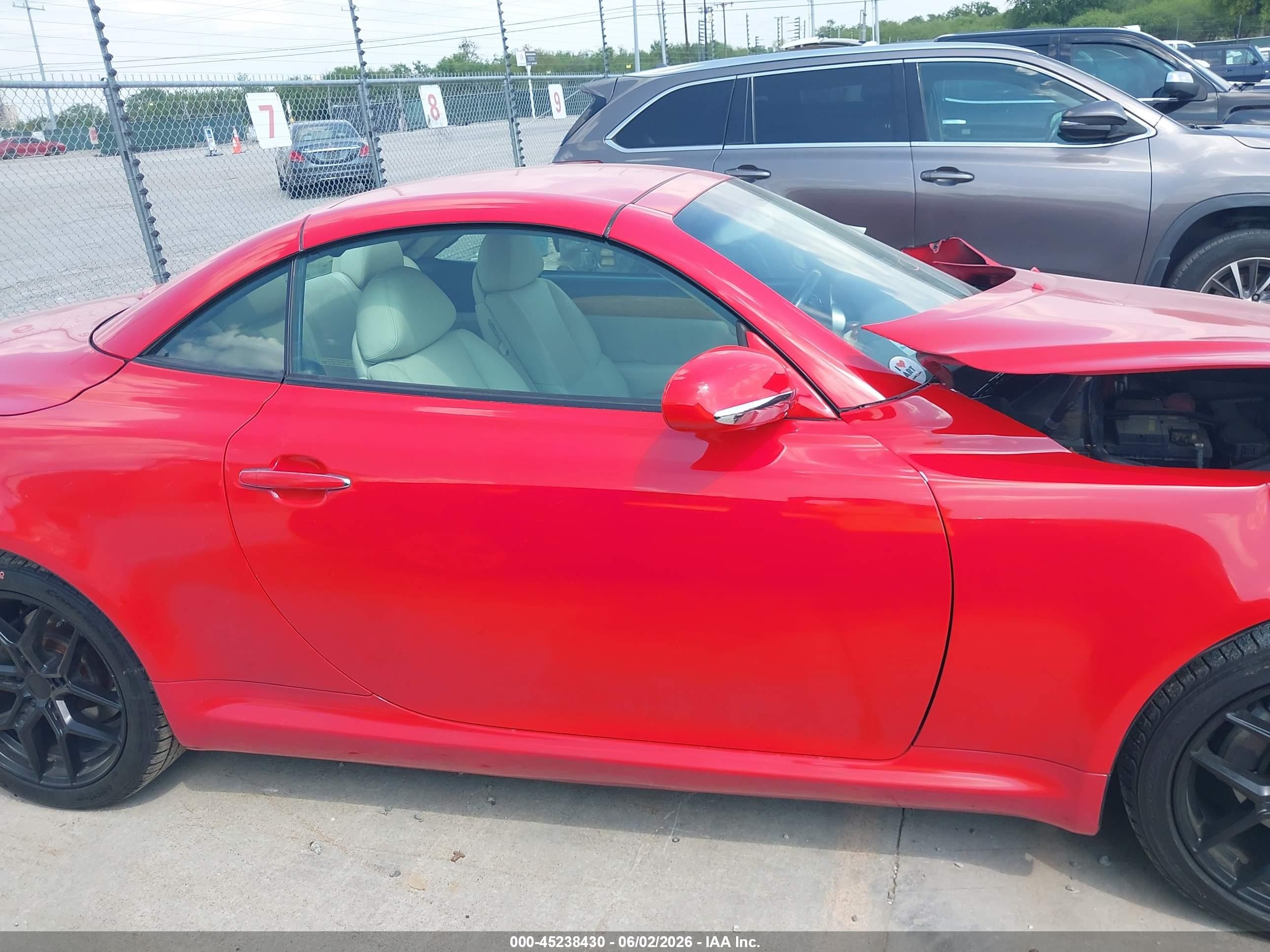 2002 Lexus Sc 430 Red vin: JTHFN48Y920026546