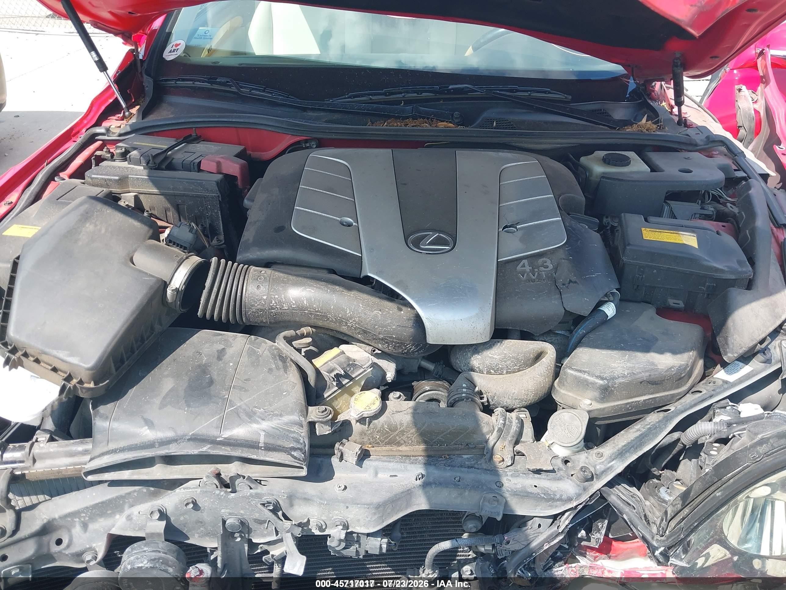 2002 Lexus Sc 430   Красный vin: JTHFN48Y920026546