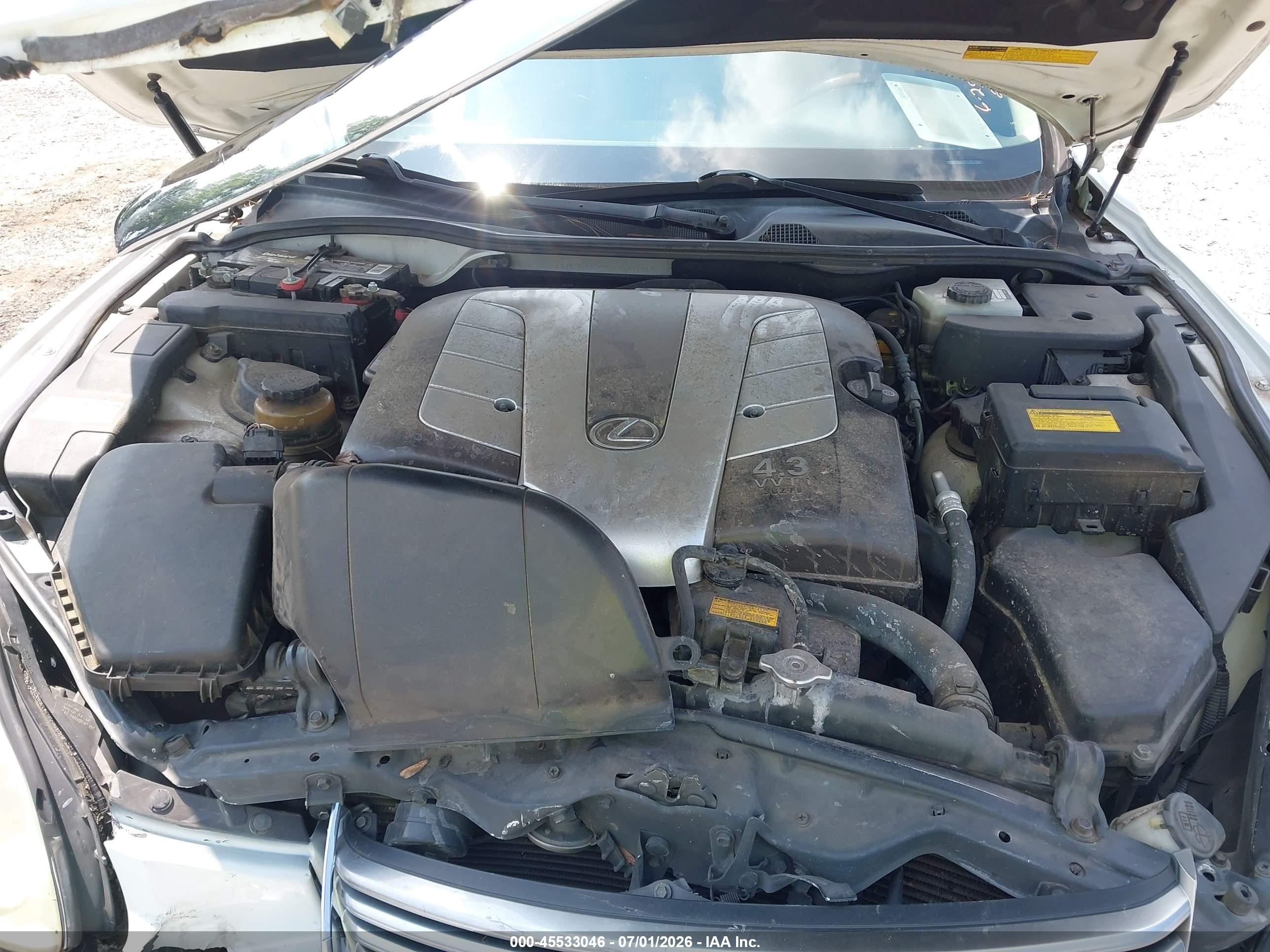 2002 Lexus Sc 430   White vin: JTHFN48Y920027048
