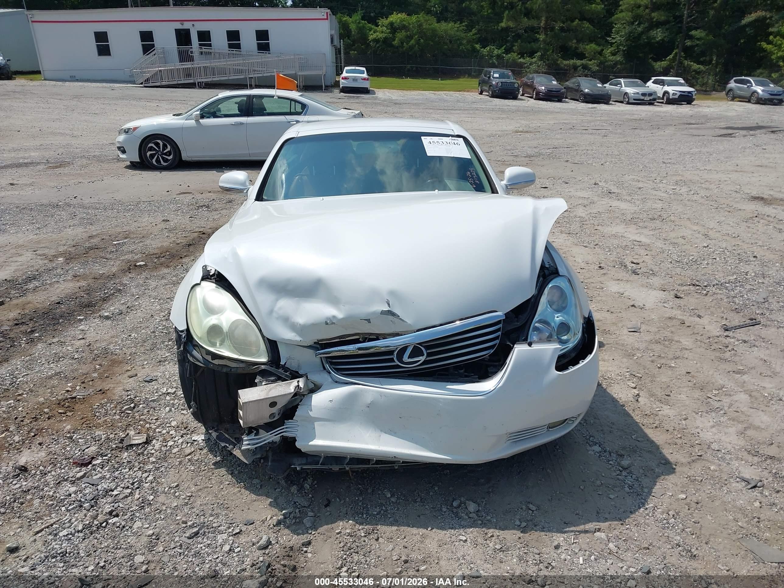 2002 Lexus Sc 430   White vin: JTHFN48Y920027048