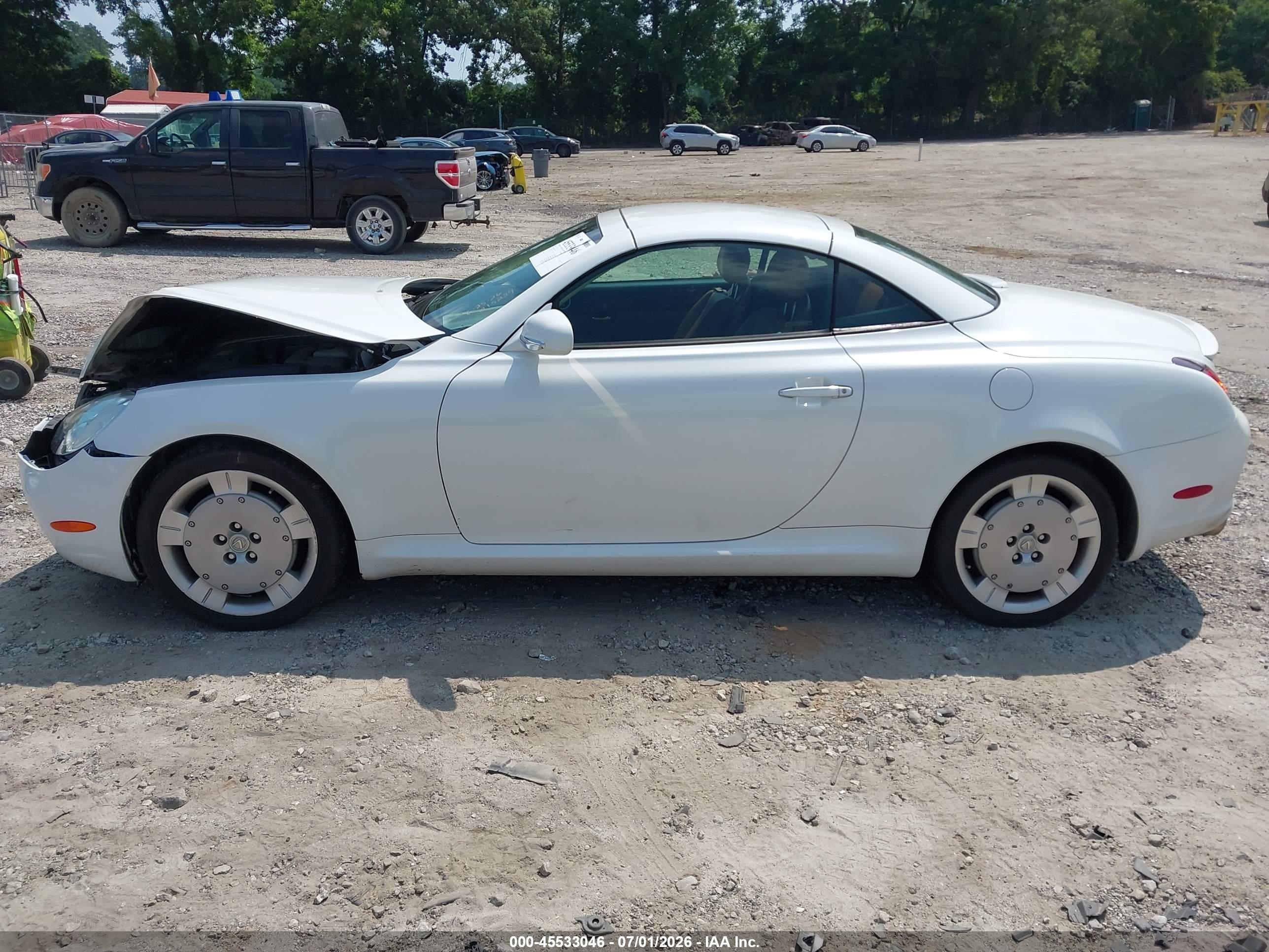 2002 Lexus Sc 430   White vin: JTHFN48Y920027048