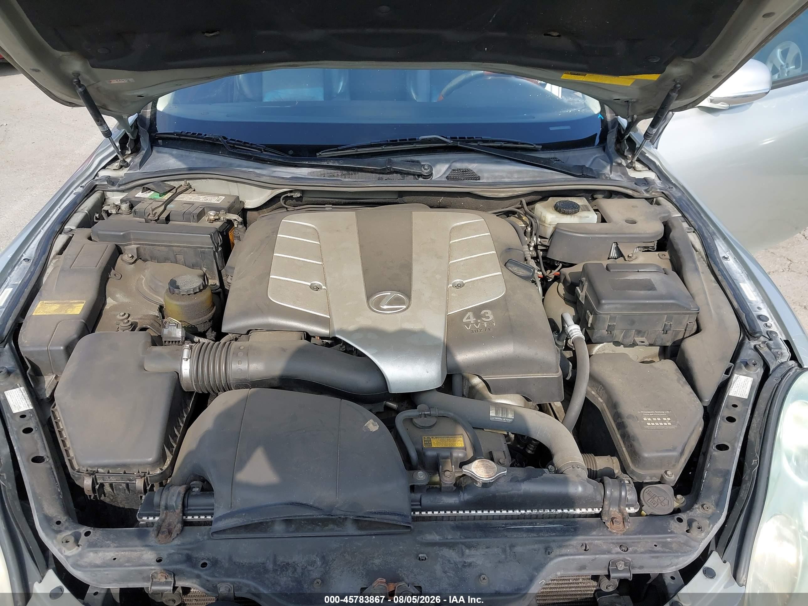 2003 Lexus Sc 430   Silver vin: JTHFN48Y930035703
