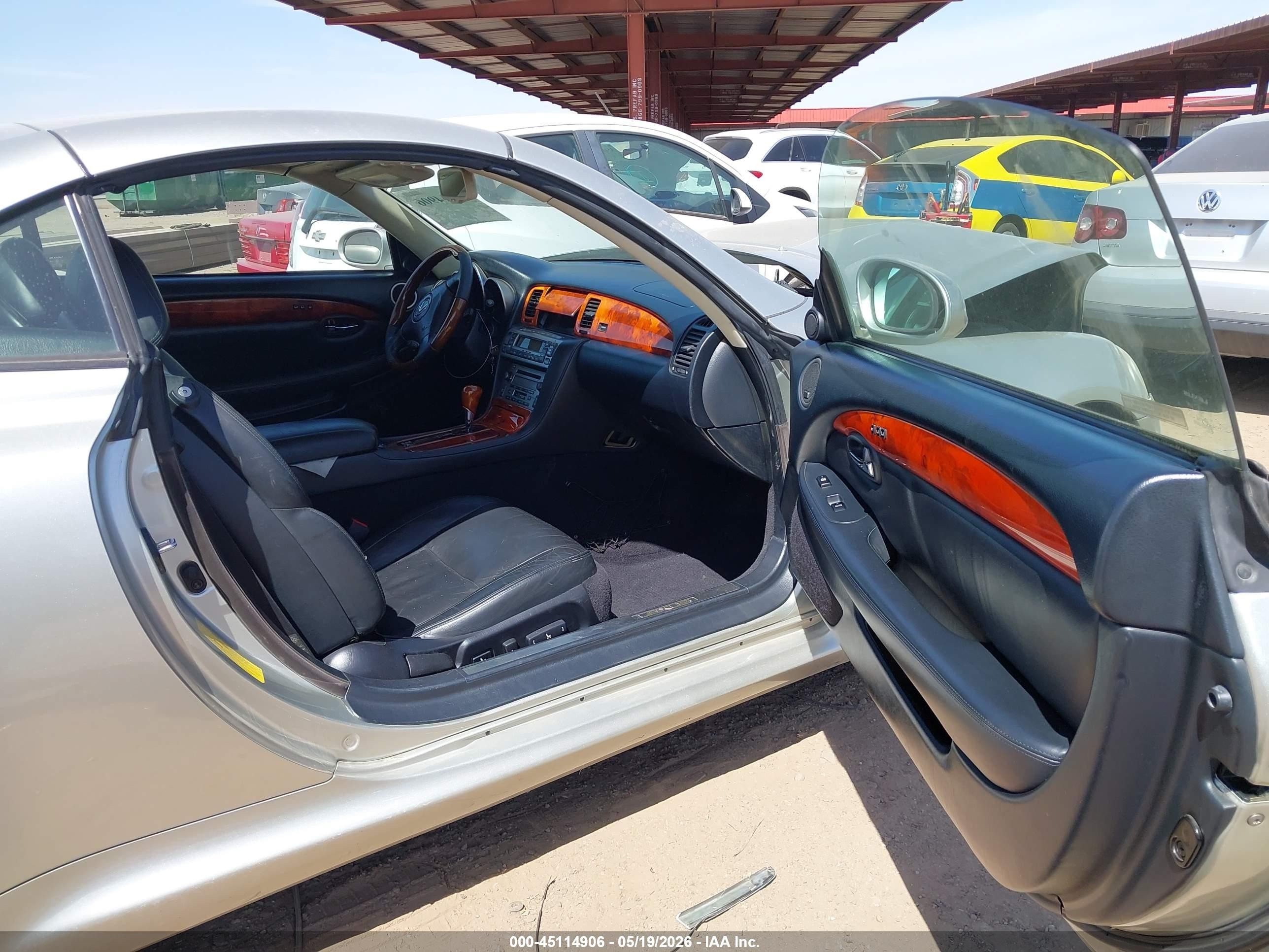 2004 Lexus Sc 430 Silver vin: JTHFN48Y940050459