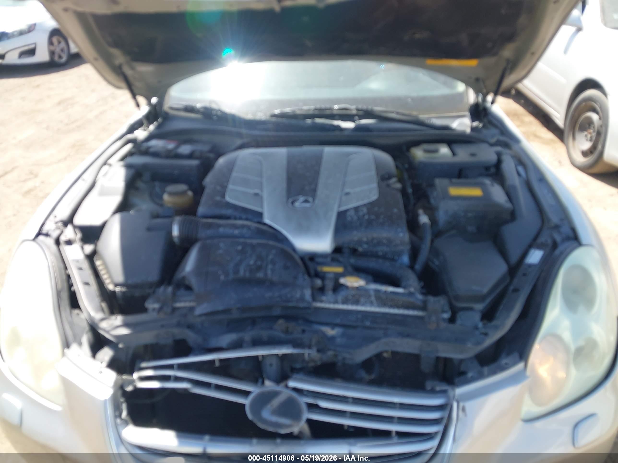 2004 Lexus Sc 430 Silver vin: JTHFN48Y940050459