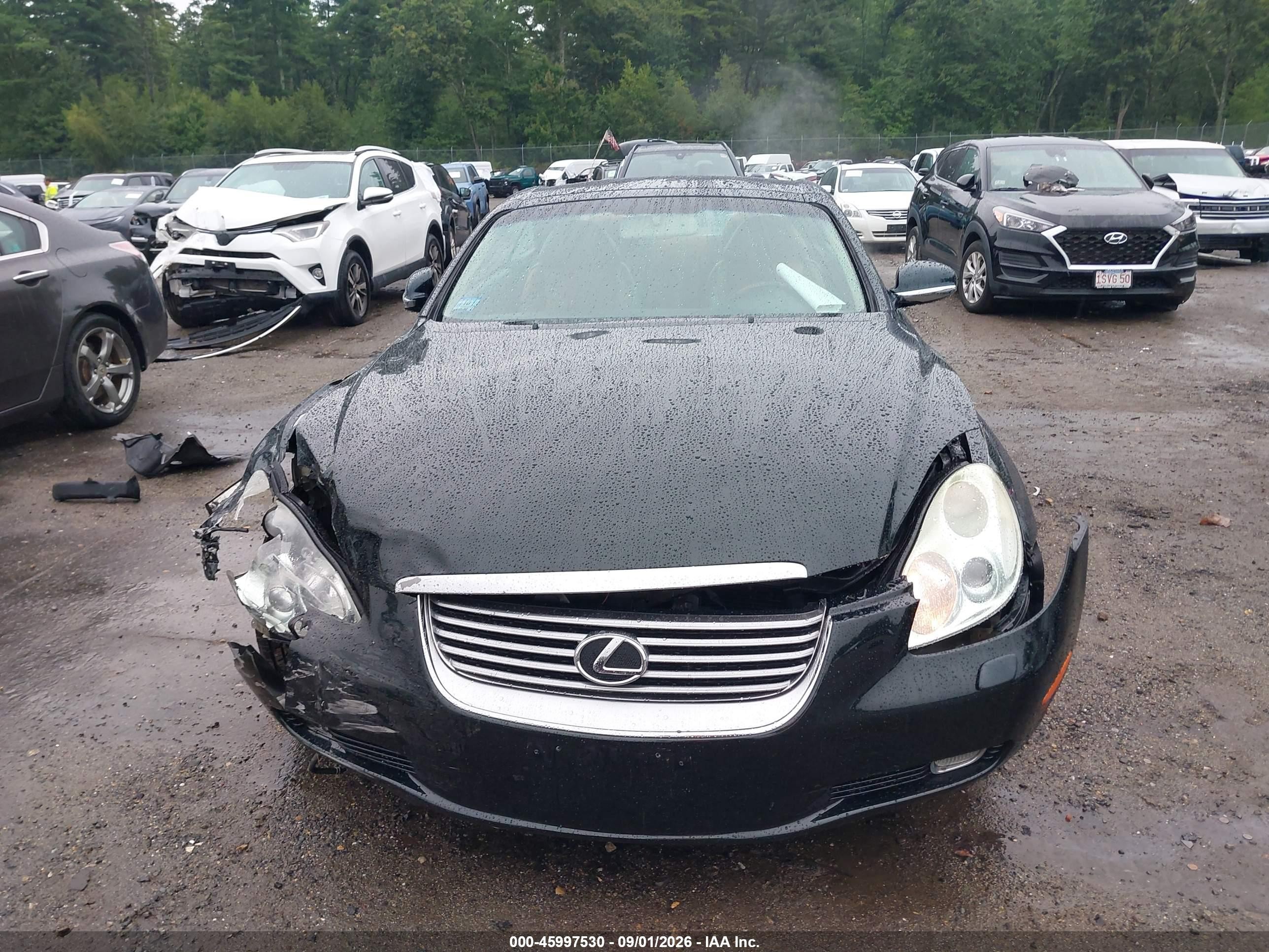 2004 Lexus Sc 430   Black vin: JTHFN48Y940055161