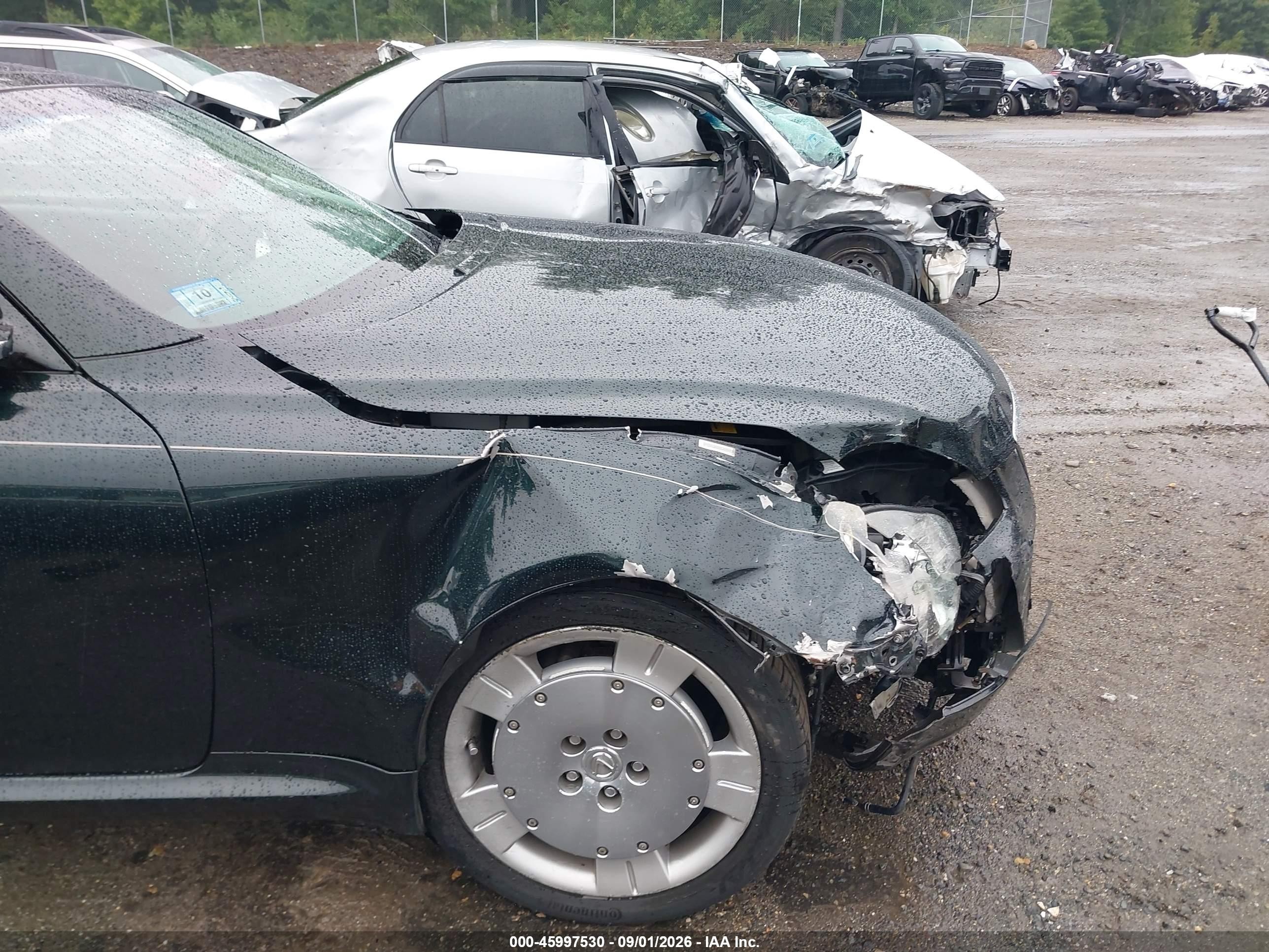 2004 Lexus Sc 430   Black vin: JTHFN48Y940055161