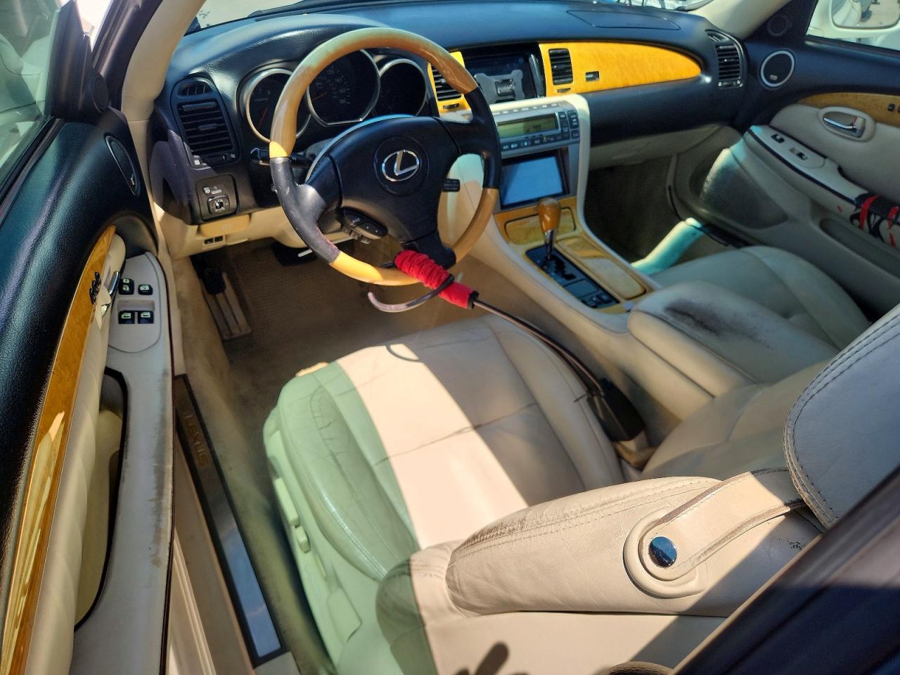 2004 Lexus Sc 430 White vin: JTHFN48Y940059548