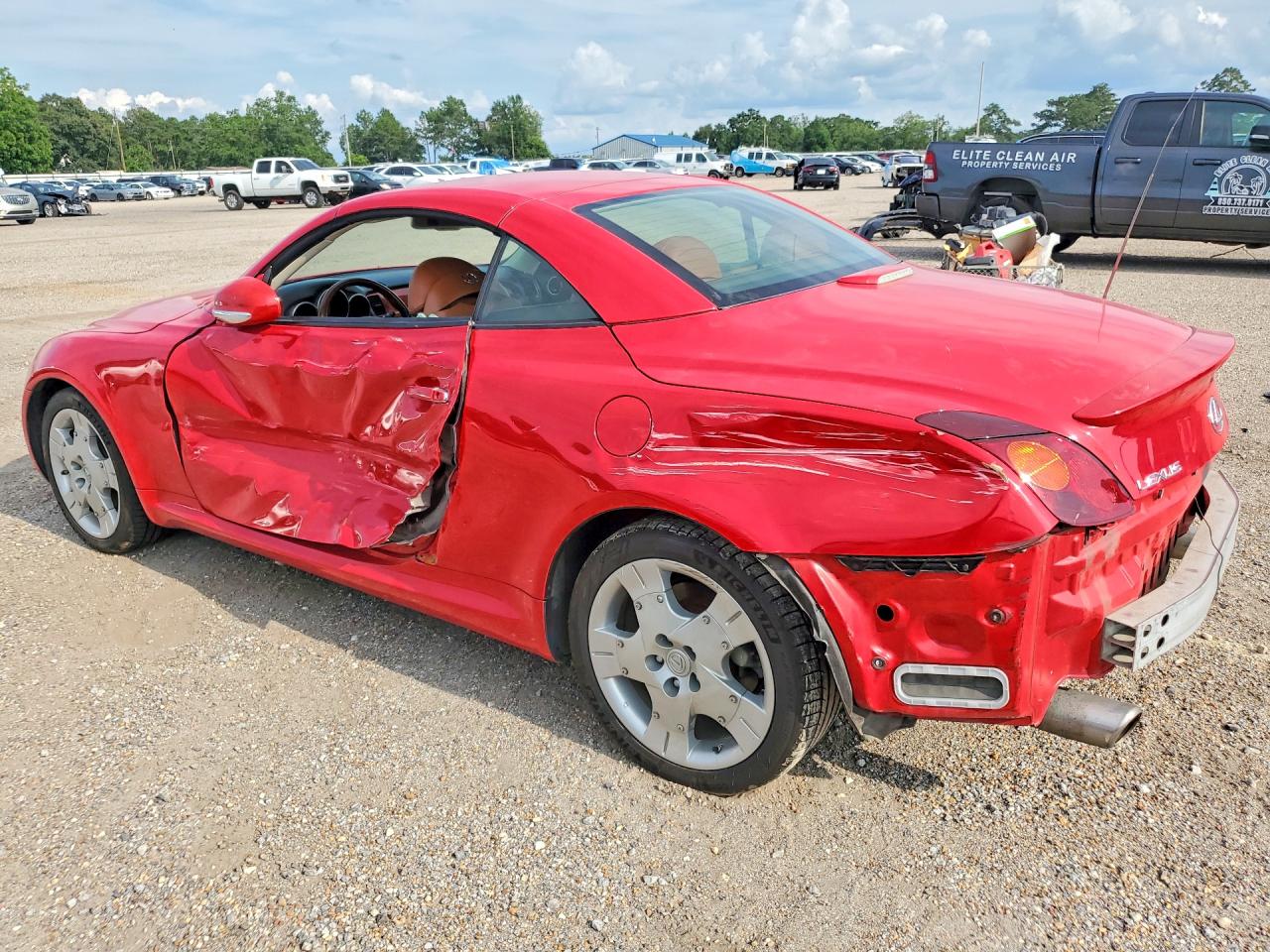 2004 Lexus Sc 430 Red vin: JTHFN48Y940060859