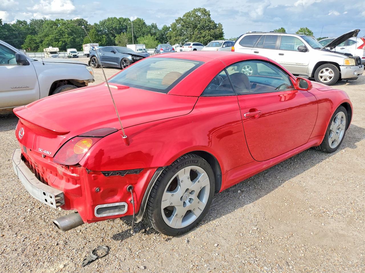 2004 Lexus Sc 430 Red vin: JTHFN48Y940060859