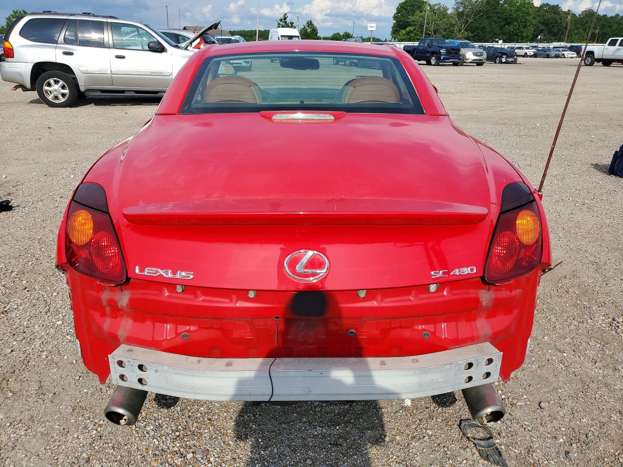 2004 Lexus Sc 430 Red vin: JTHFN48Y940060859