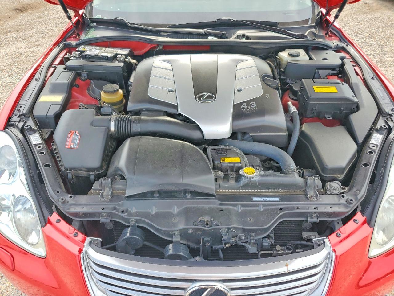 2004 Lexus Sc 430 Red vin: JTHFN48Y940060859
