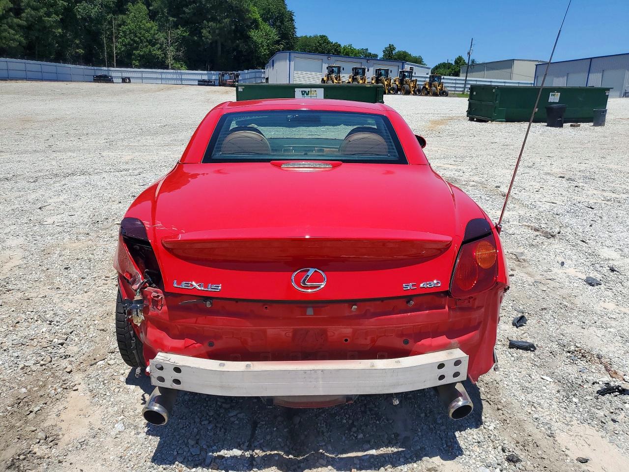 2005 Lexus Sc 430 Red vin: JTHFN48Y950068669