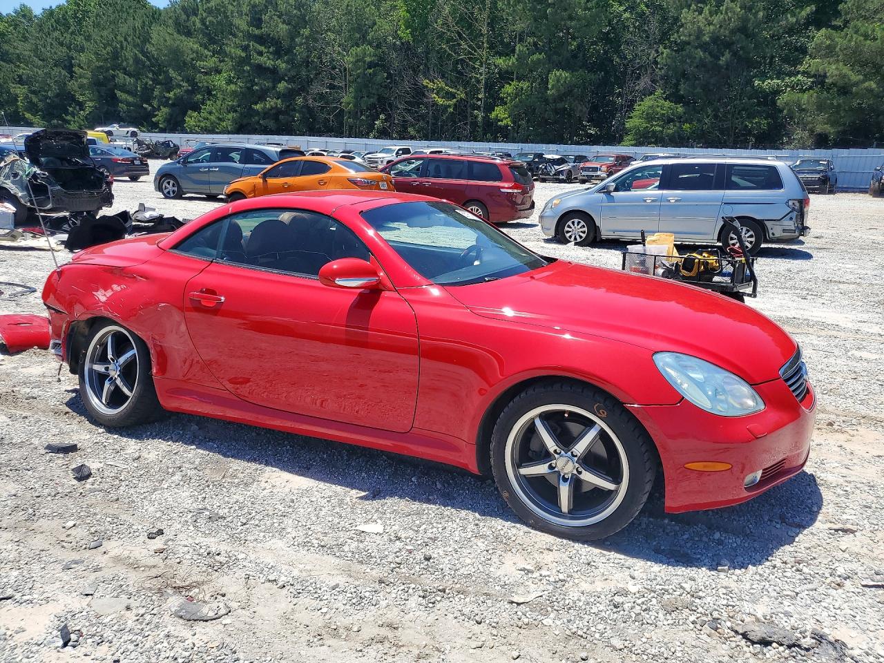 2005 Lexus Sc 430 Red vin: JTHFN48Y950068669