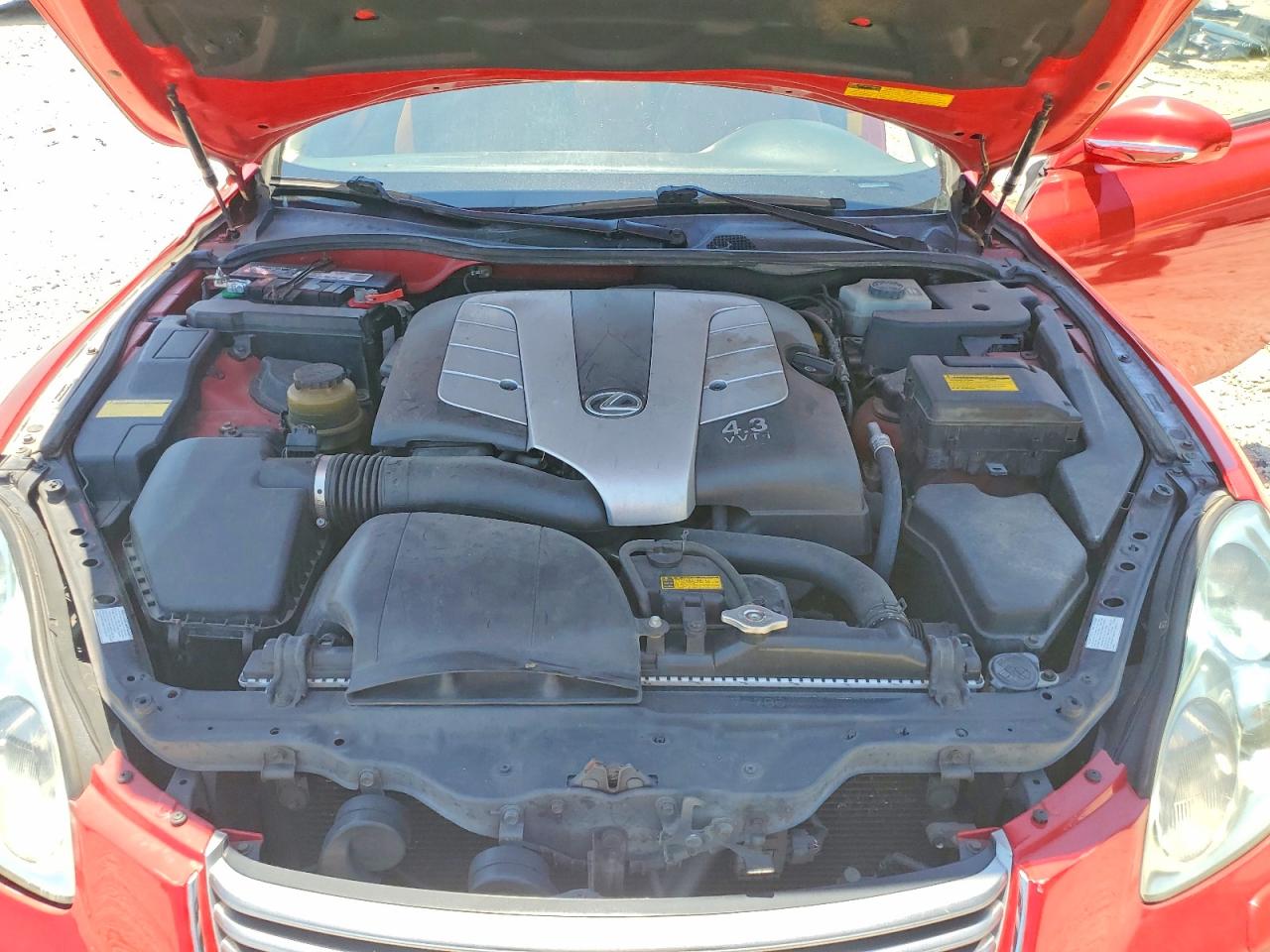 2005 Lexus Sc 430 Red vin: JTHFN48Y950068669
