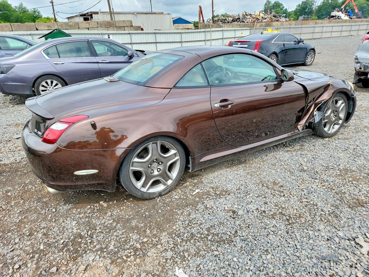 2006 Lexus Sc 430 Brown vin: JTHFN48Y969000935