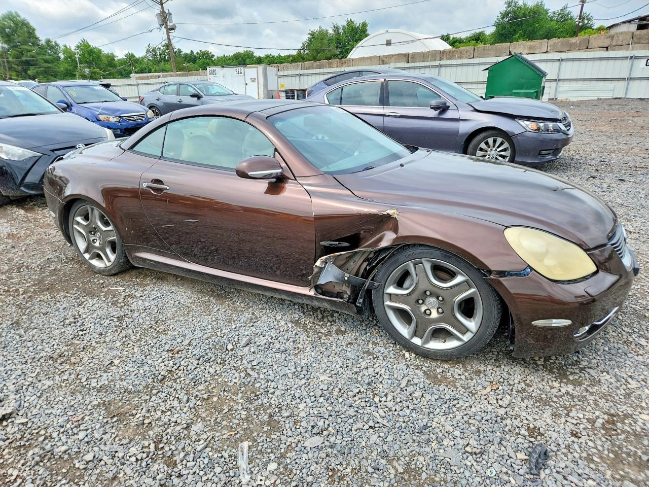 2006 Lexus Sc 430 Brown vin: JTHFN48Y969000935