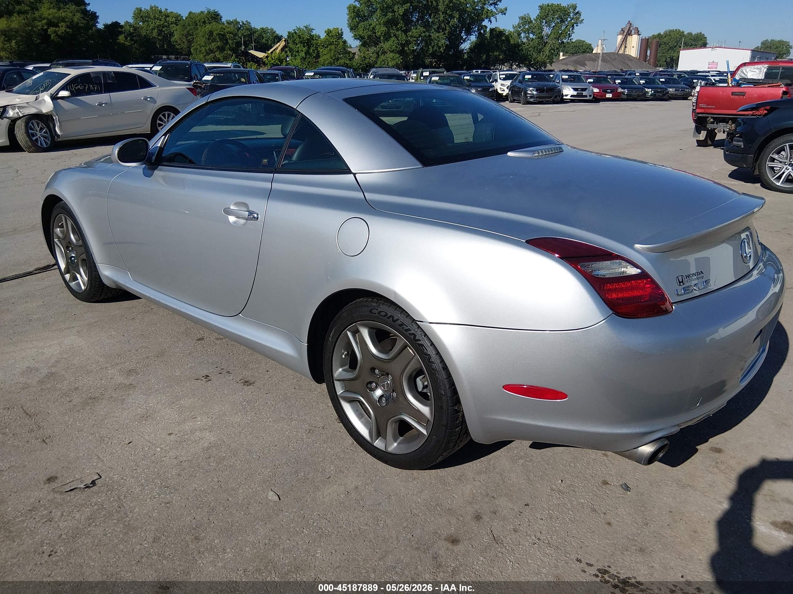 2006 Lexus Sc 430   Silver vin: JTHFN48Y969001888
