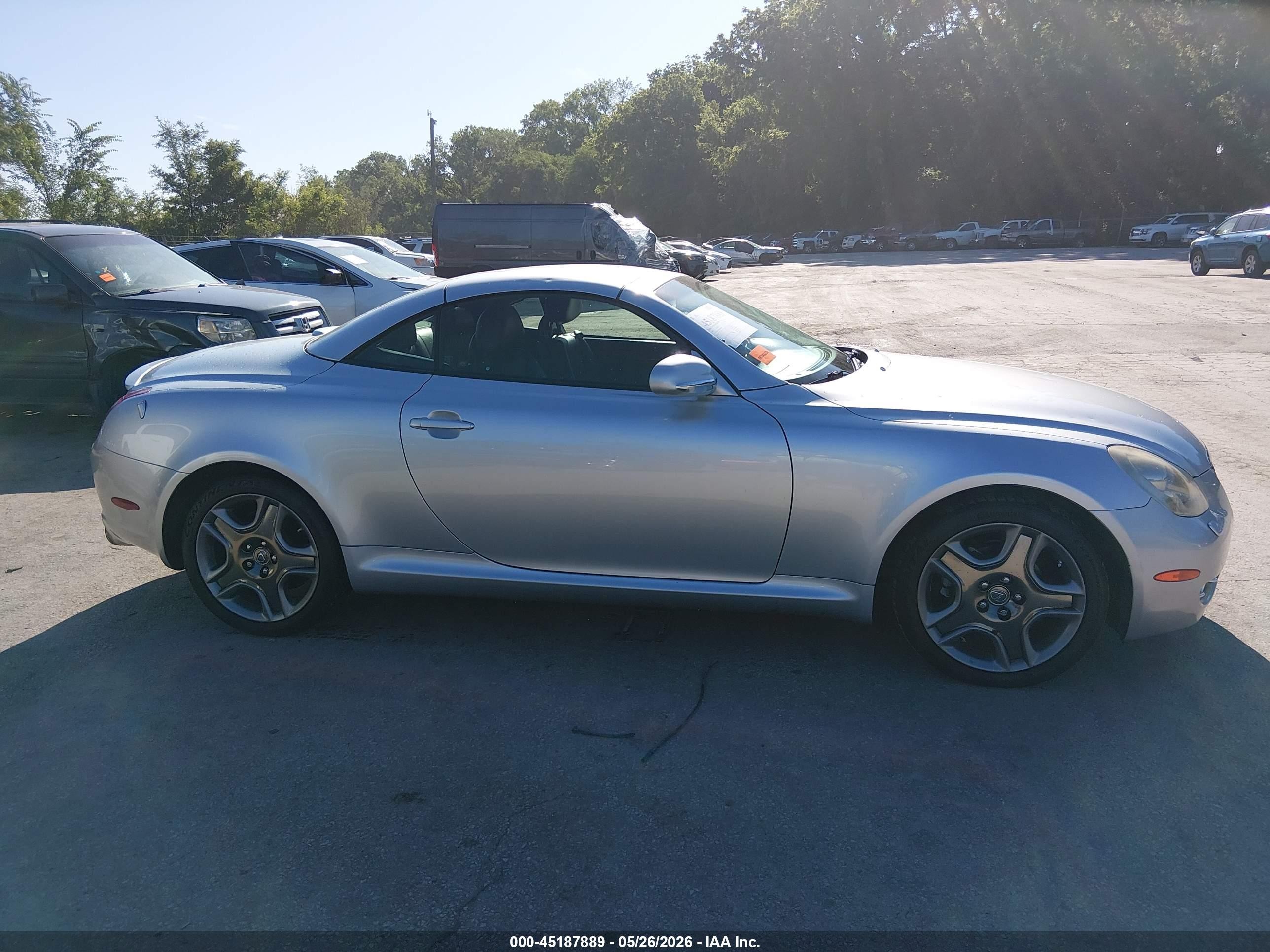 2006 Lexus Sc 430   Silver vin: JTHFN48Y969001888