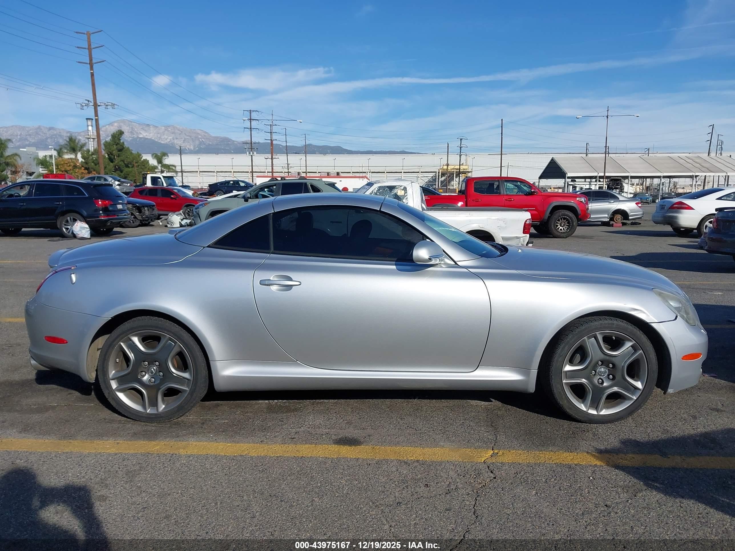 2006 Lexus Sc 430   Silver vin: JTHFN48Y969002068