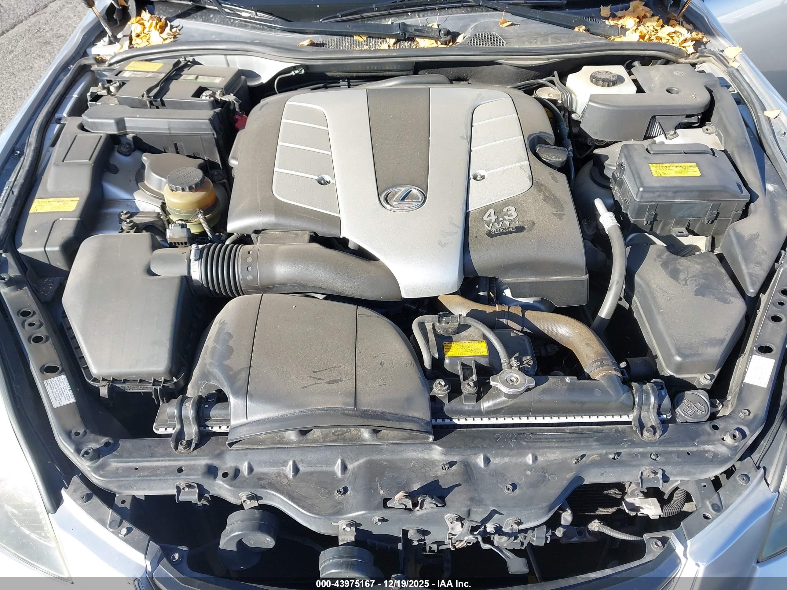 2006 Lexus Sc 430   Silver vin: JTHFN48Y969002068