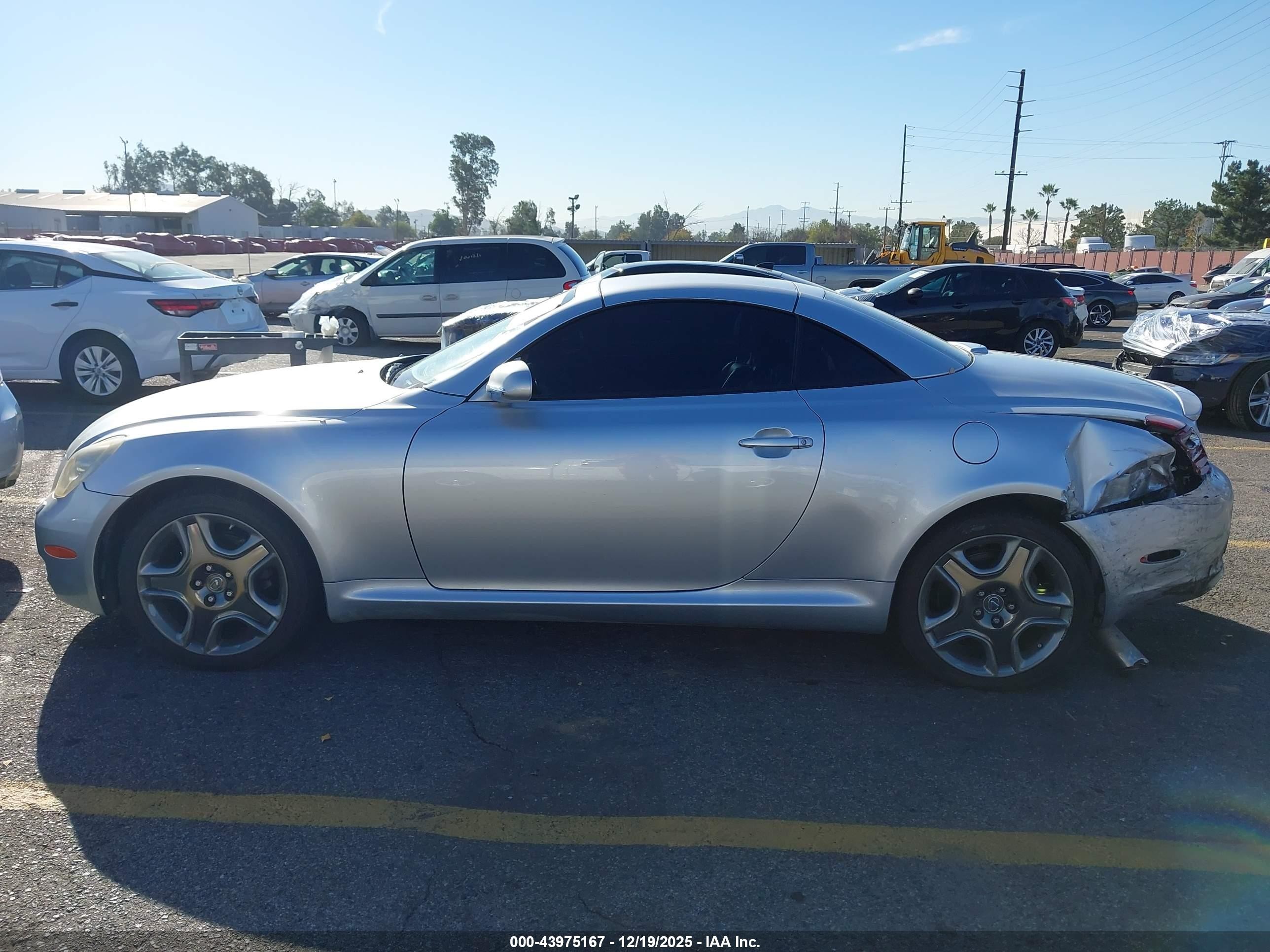 2006 Lexus Sc 430   Silver vin: JTHFN48Y969002068