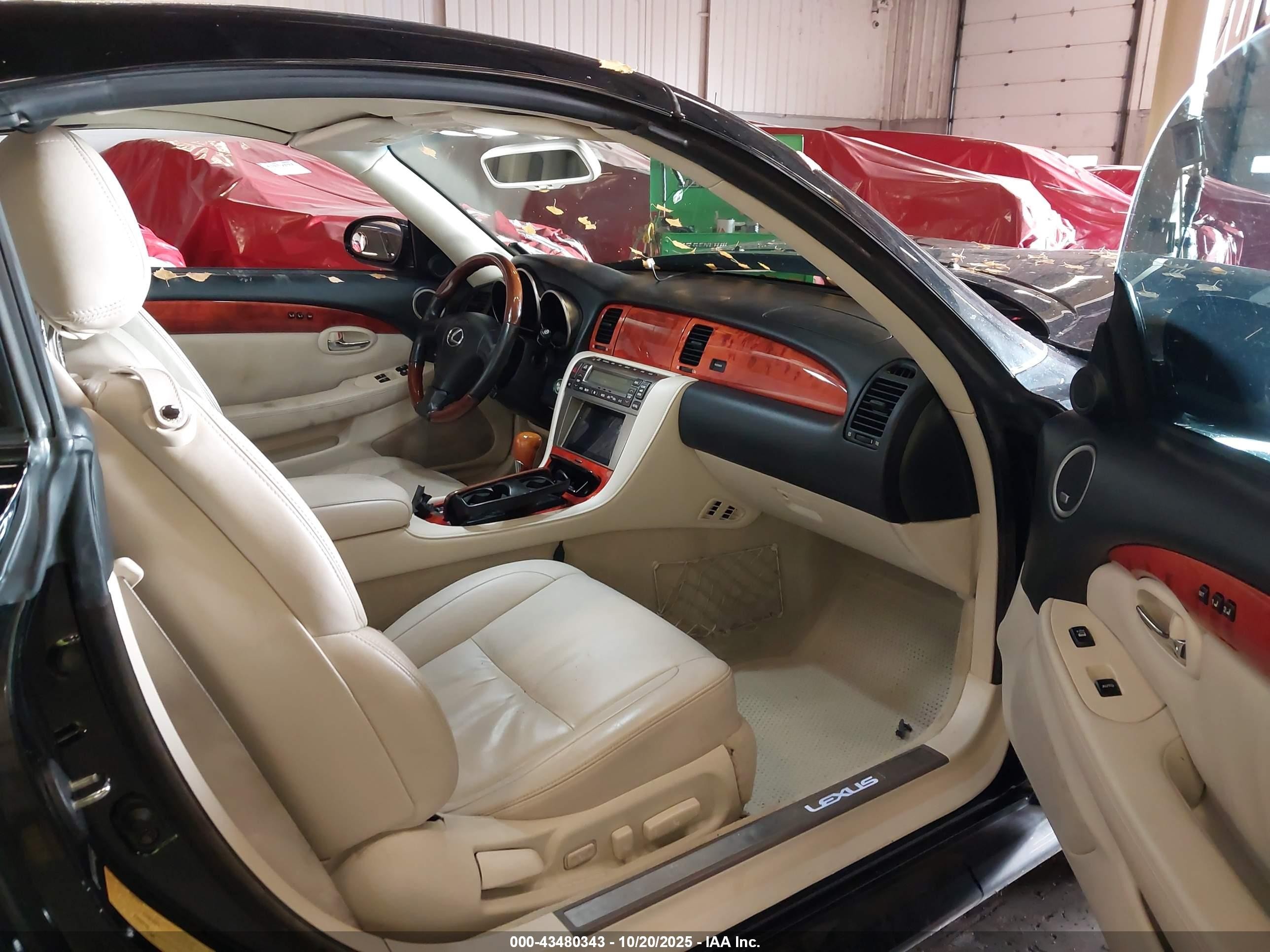 2006 Lexus Sc 430   Black vin: JTHFN48Y969004984