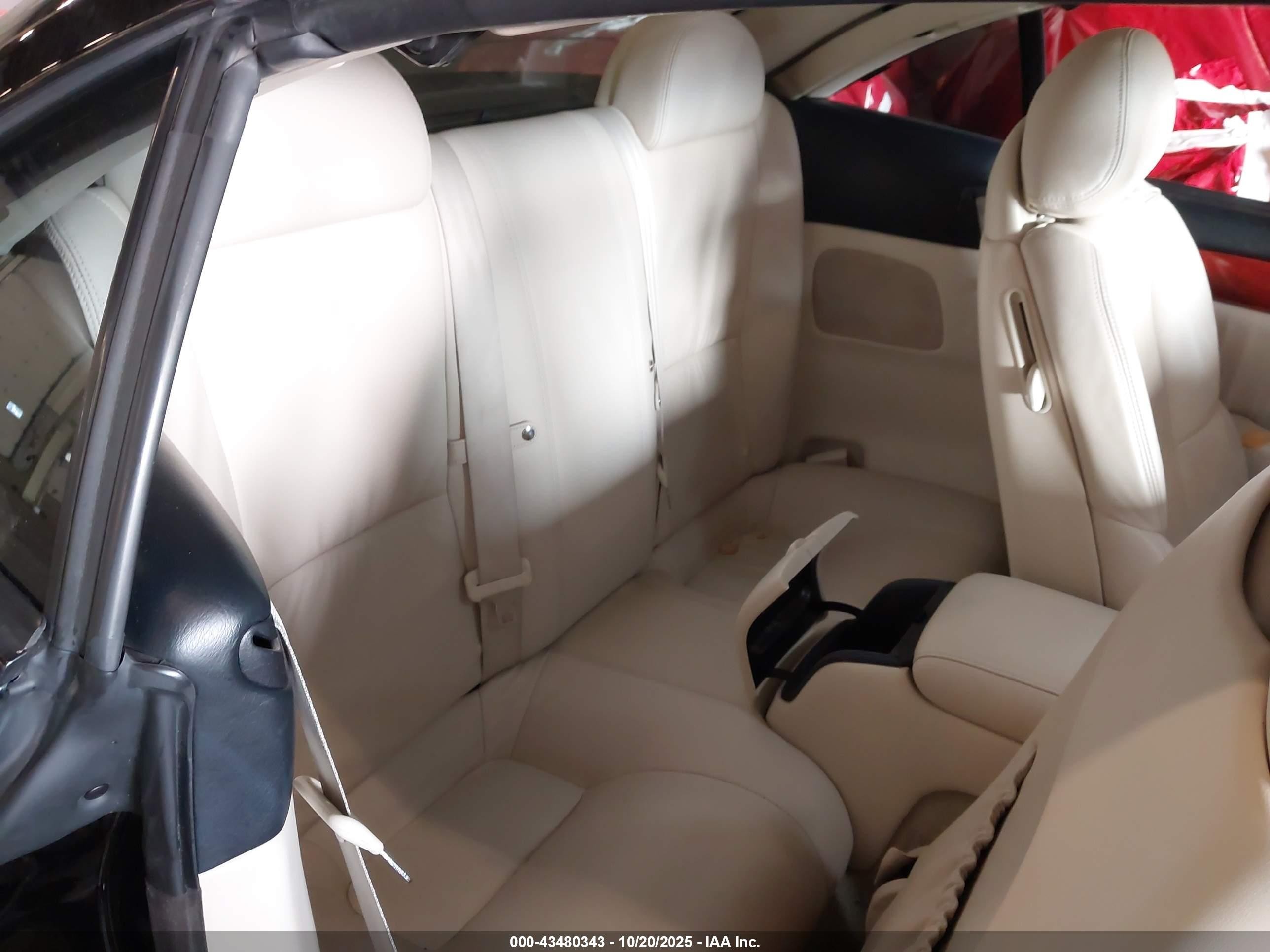 2006 Lexus Sc 430   Black vin: JTHFN48Y969004984