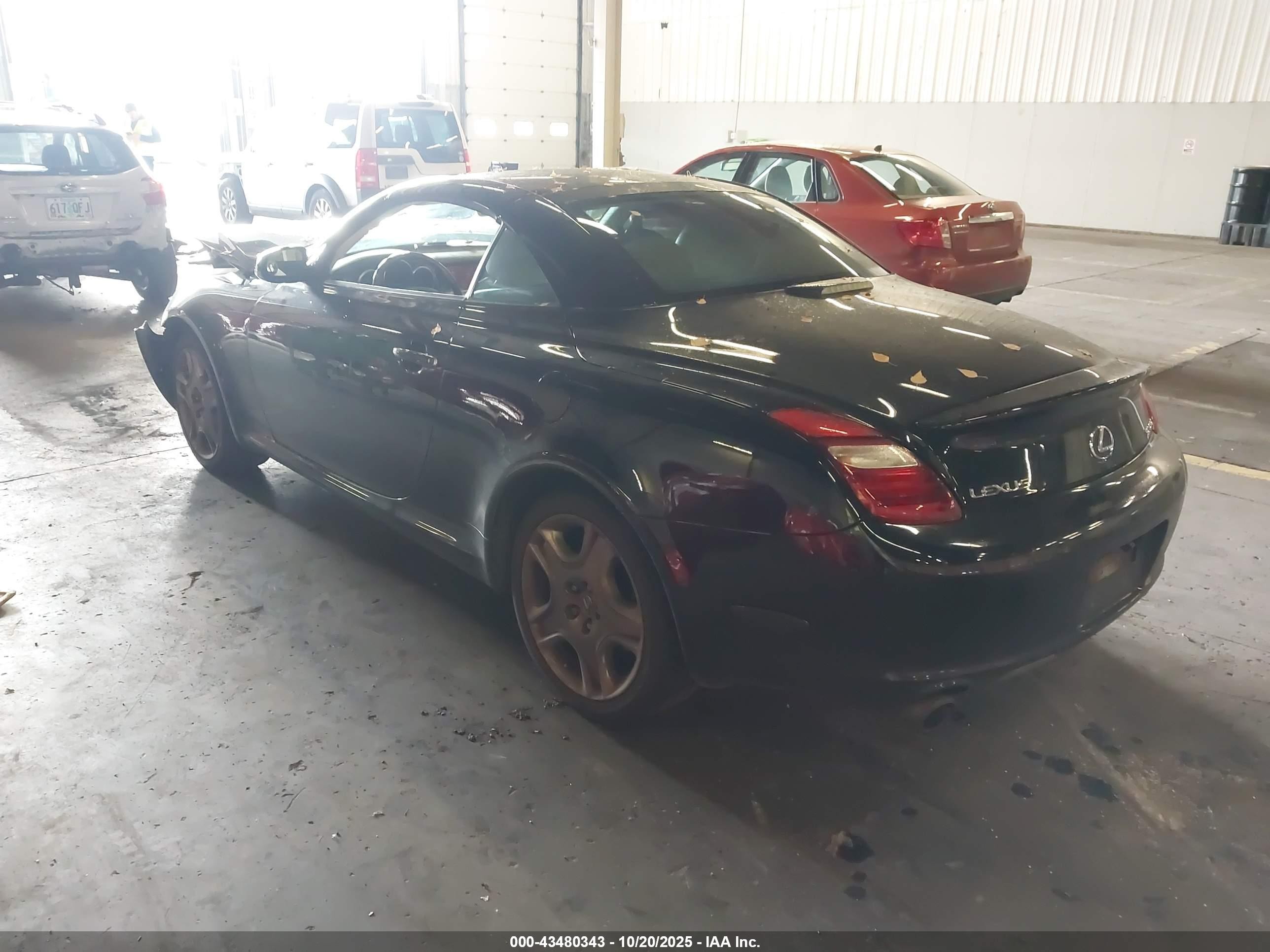 2006 Lexus Sc 430   Black vin: JTHFN48Y969004984