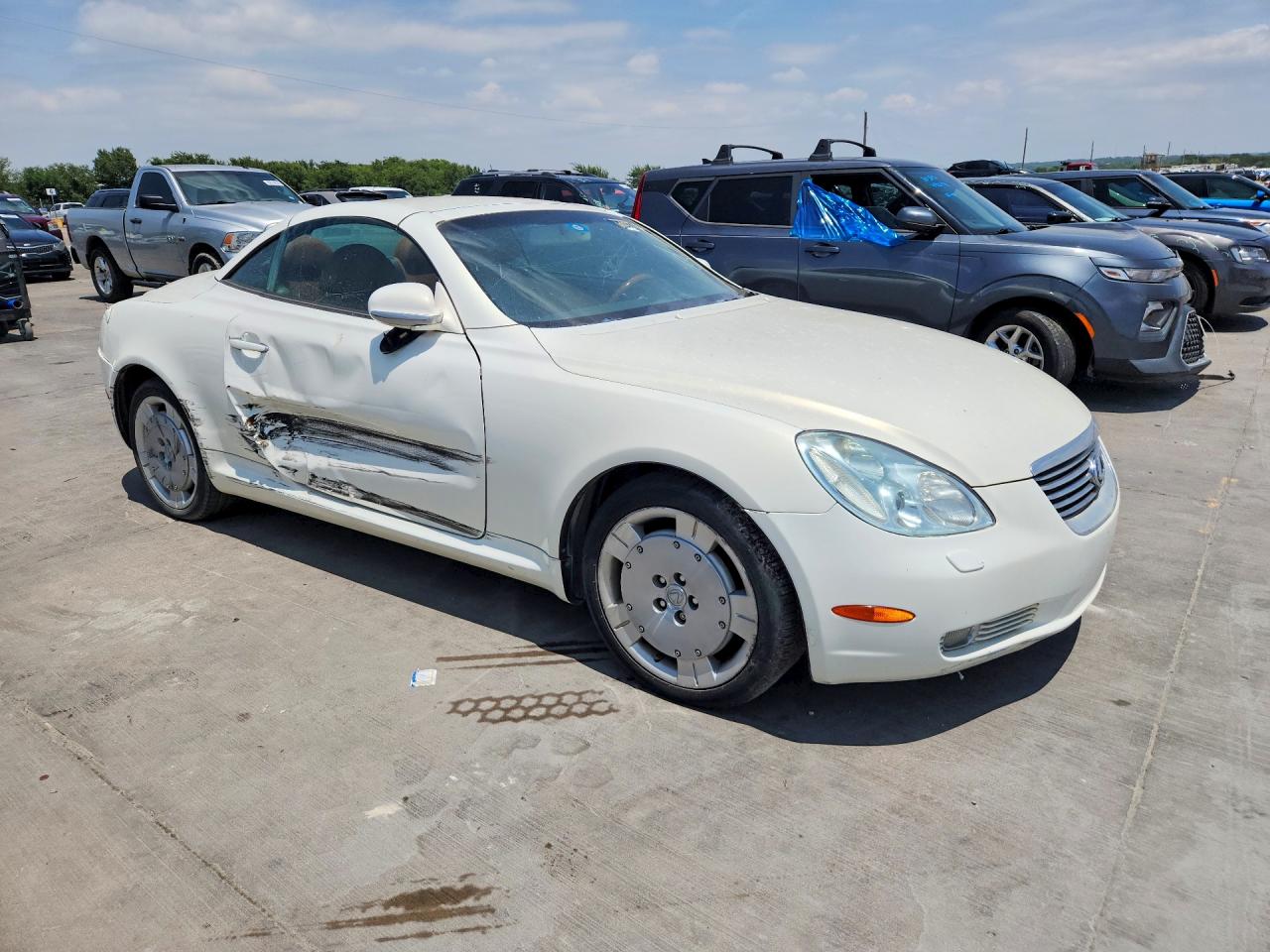 2002 Lexus Sc 430 White vin: JTHFN48YX20002613