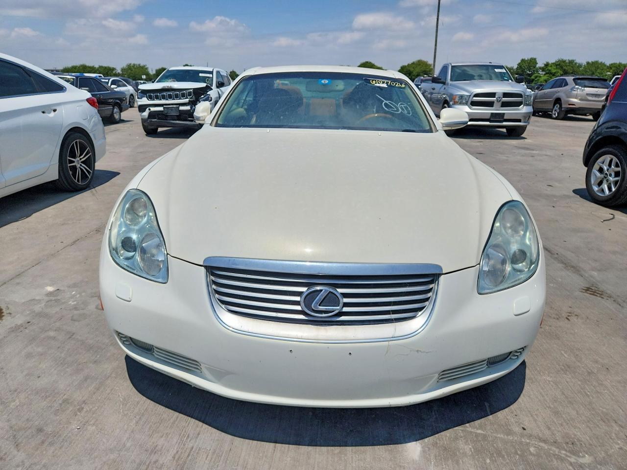 2002 Lexus Sc 430 White vin: JTHFN48YX20002613