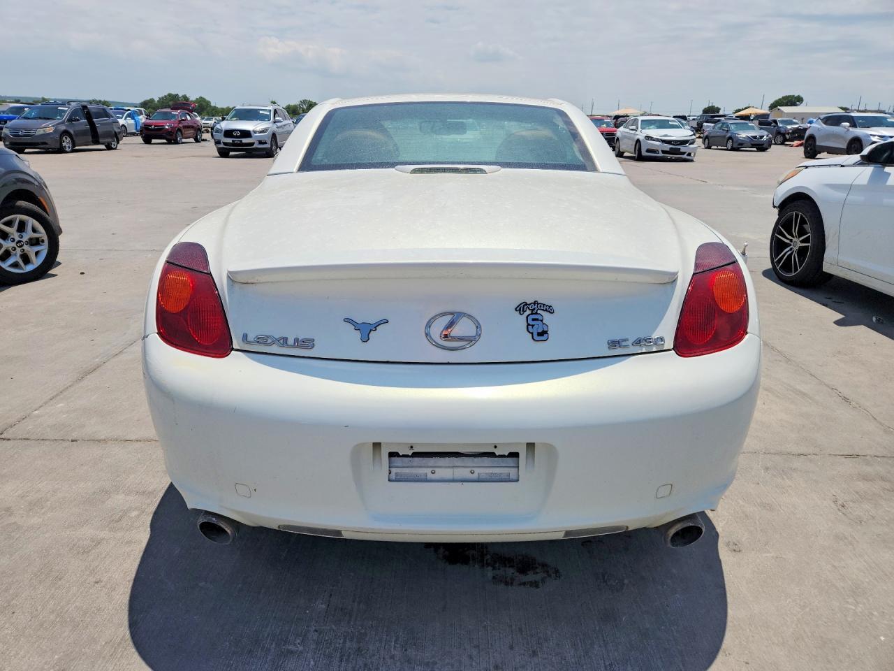 2002 Lexus Sc 430 White vin: JTHFN48YX20002613
