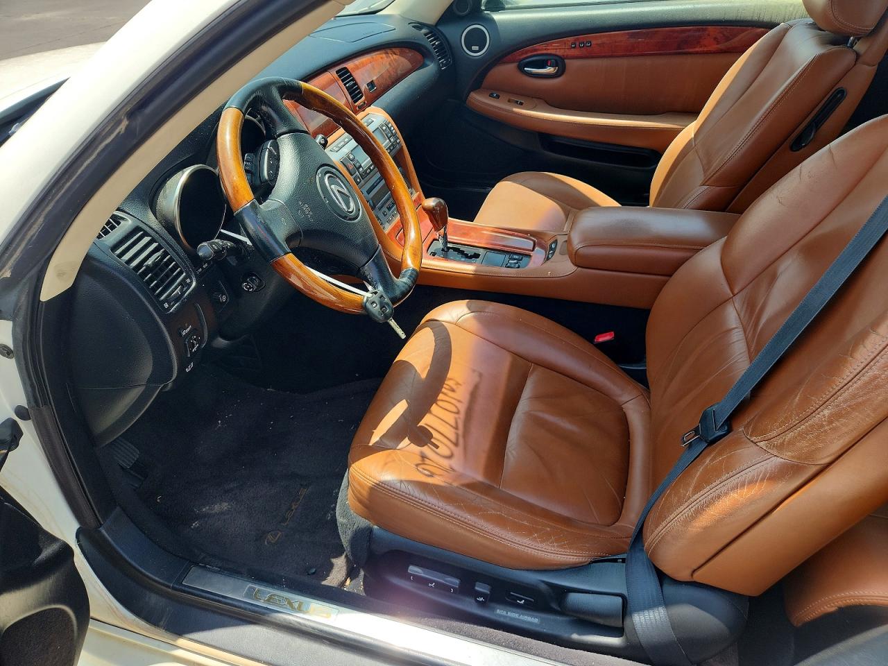 2002 Lexus Sc 430 White vin: JTHFN48YX20002613