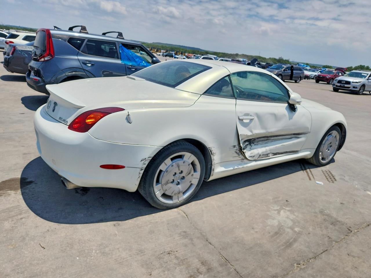 2002 Lexus Sc 430 White vin: JTHFN48YX20002613