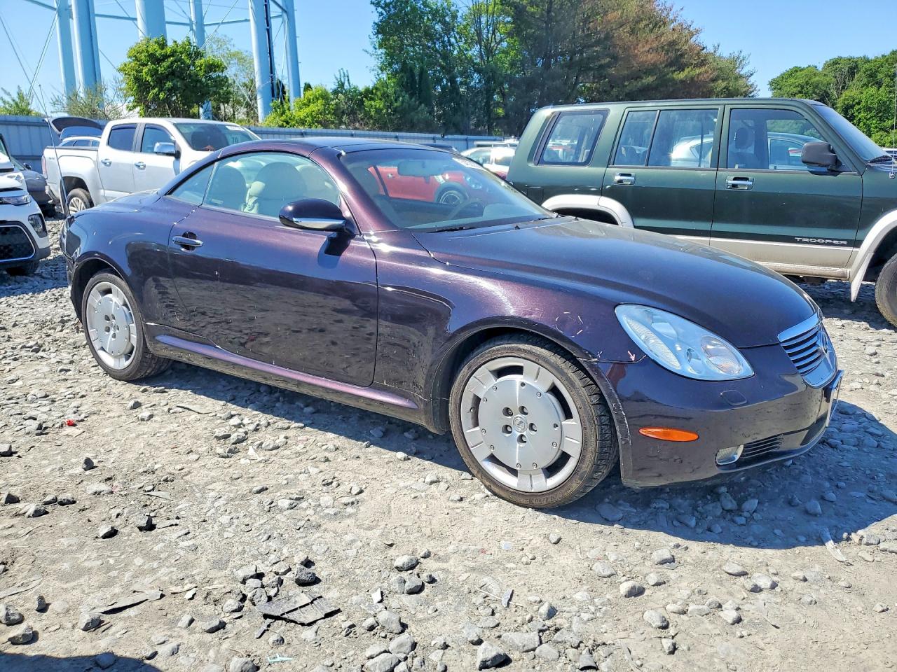 2002 Lexus Sc 430 Purple vin: JTHFN48YX20004863