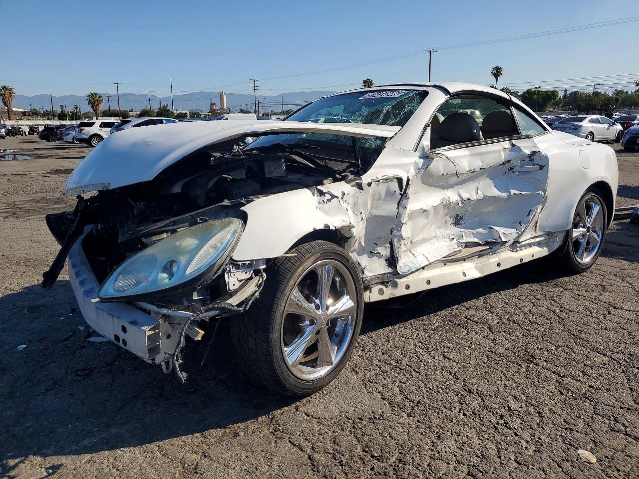 2002 Lexus Sc 430 White vin: JTHFN48YX20012865