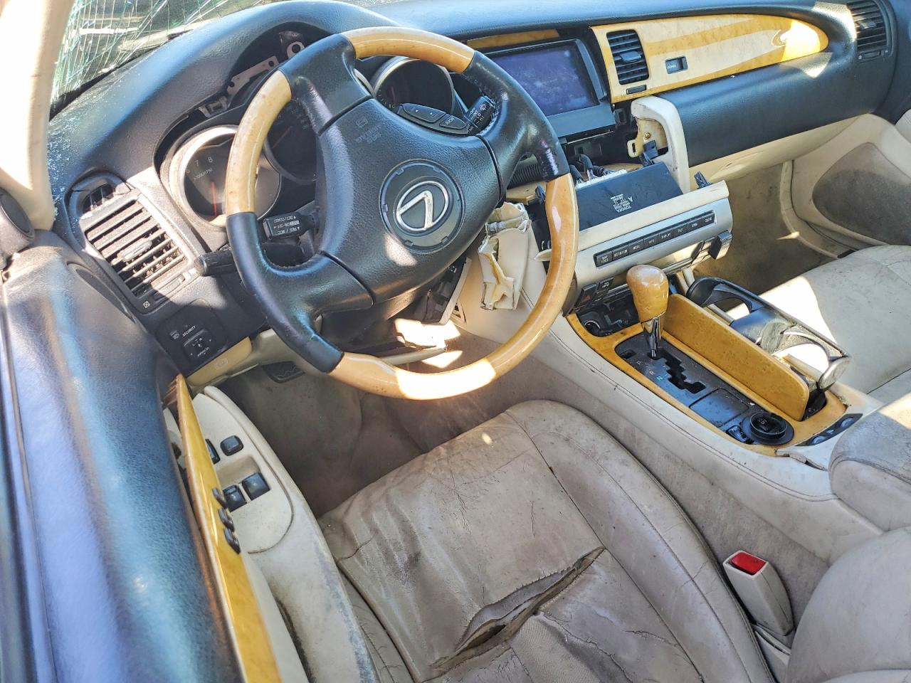 2002 Lexus Sc 430 White vin: JTHFN48YX20012865