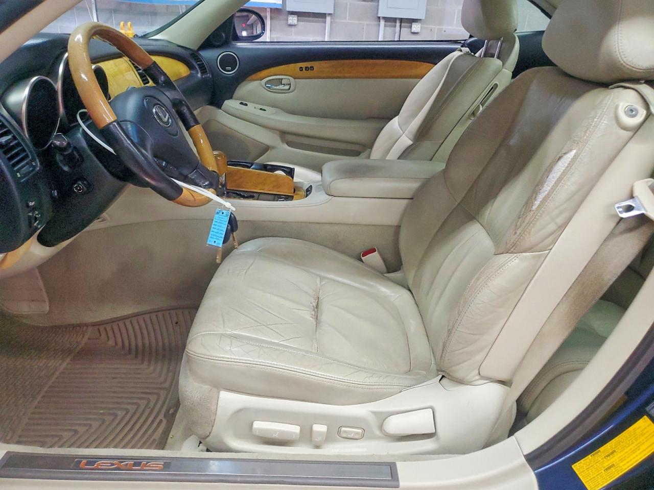 2002 Lexus Sc 430 Blue vin: JTHFN48YX20034560