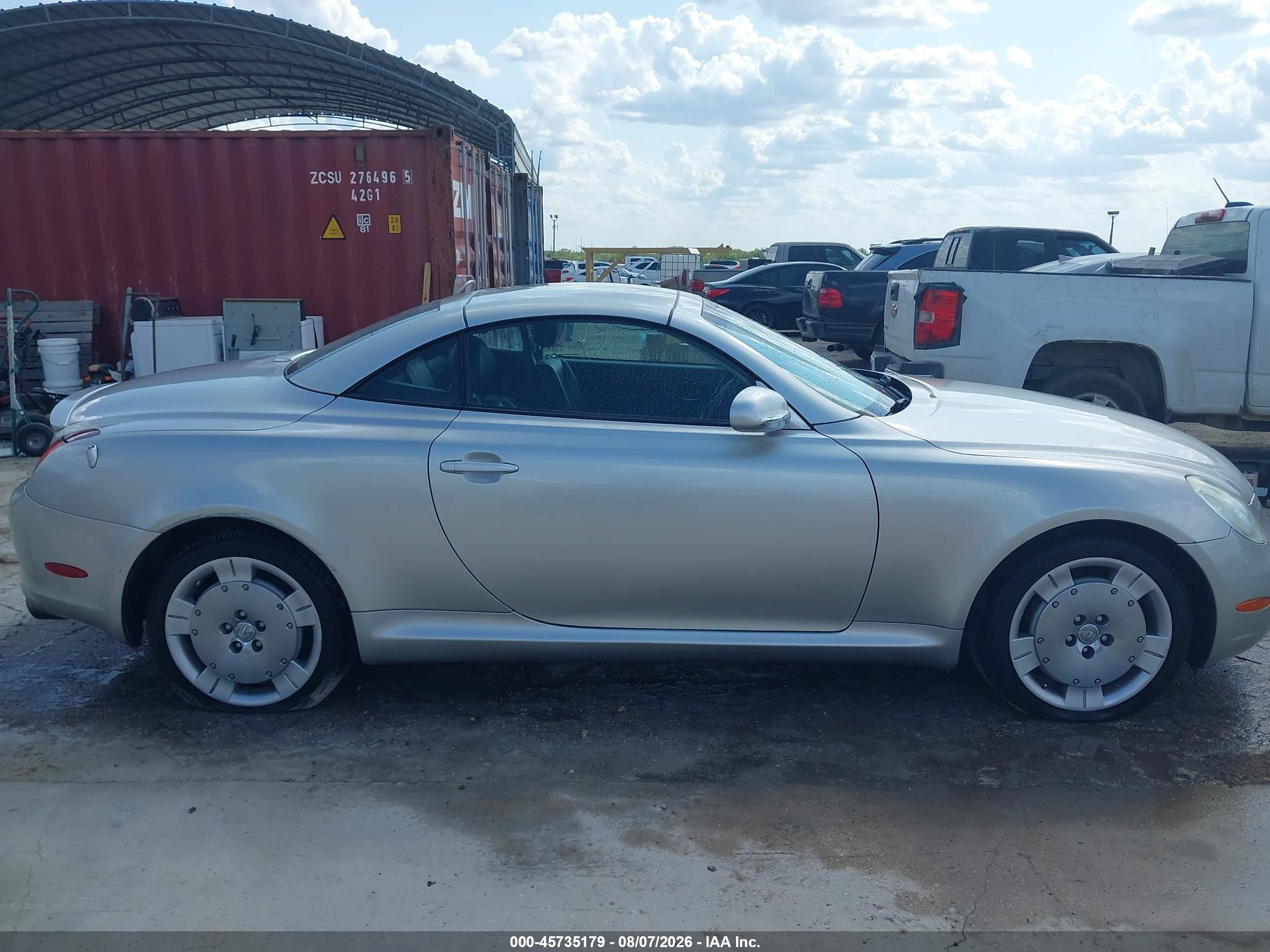 2003 Lexus Sc 430   Silver vin: JTHFN48YX30037623