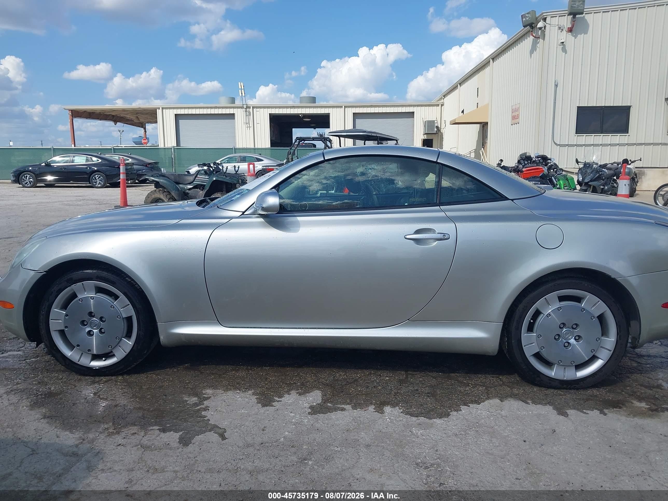 2003 Lexus Sc 430   Silver vin: JTHFN48YX30037623