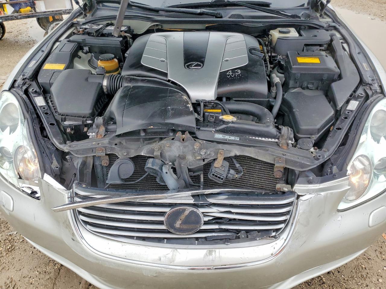 2003 Lexus Sc 430 Base Silver vin: JTHFN48YX30048220