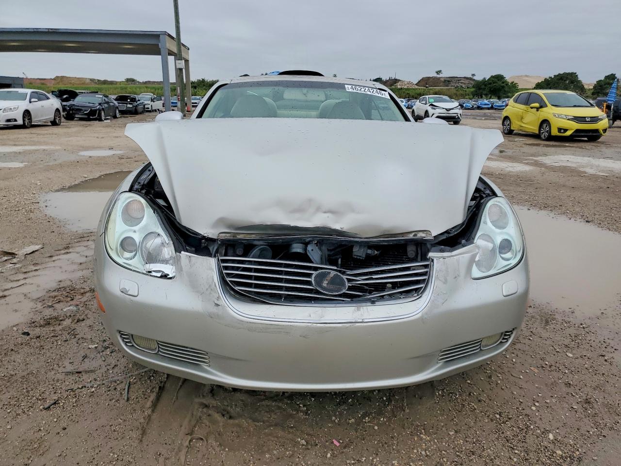 2003 Lexus Sc 430 Base Silver vin: JTHFN48YX30048220