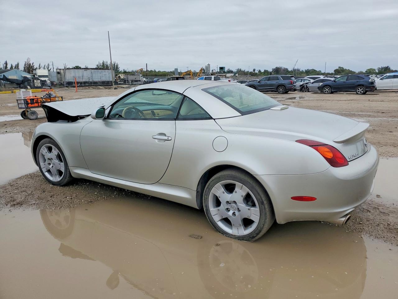 2003 Lexus Sc 430 Base Silver vin: JTHFN48YX30048220
