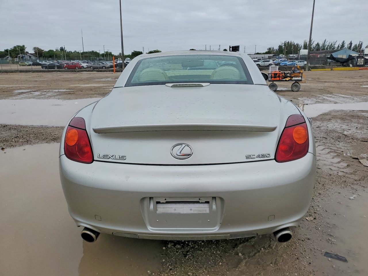 2003 Lexus Sc 430 Base Silver vin: JTHFN48YX30048220