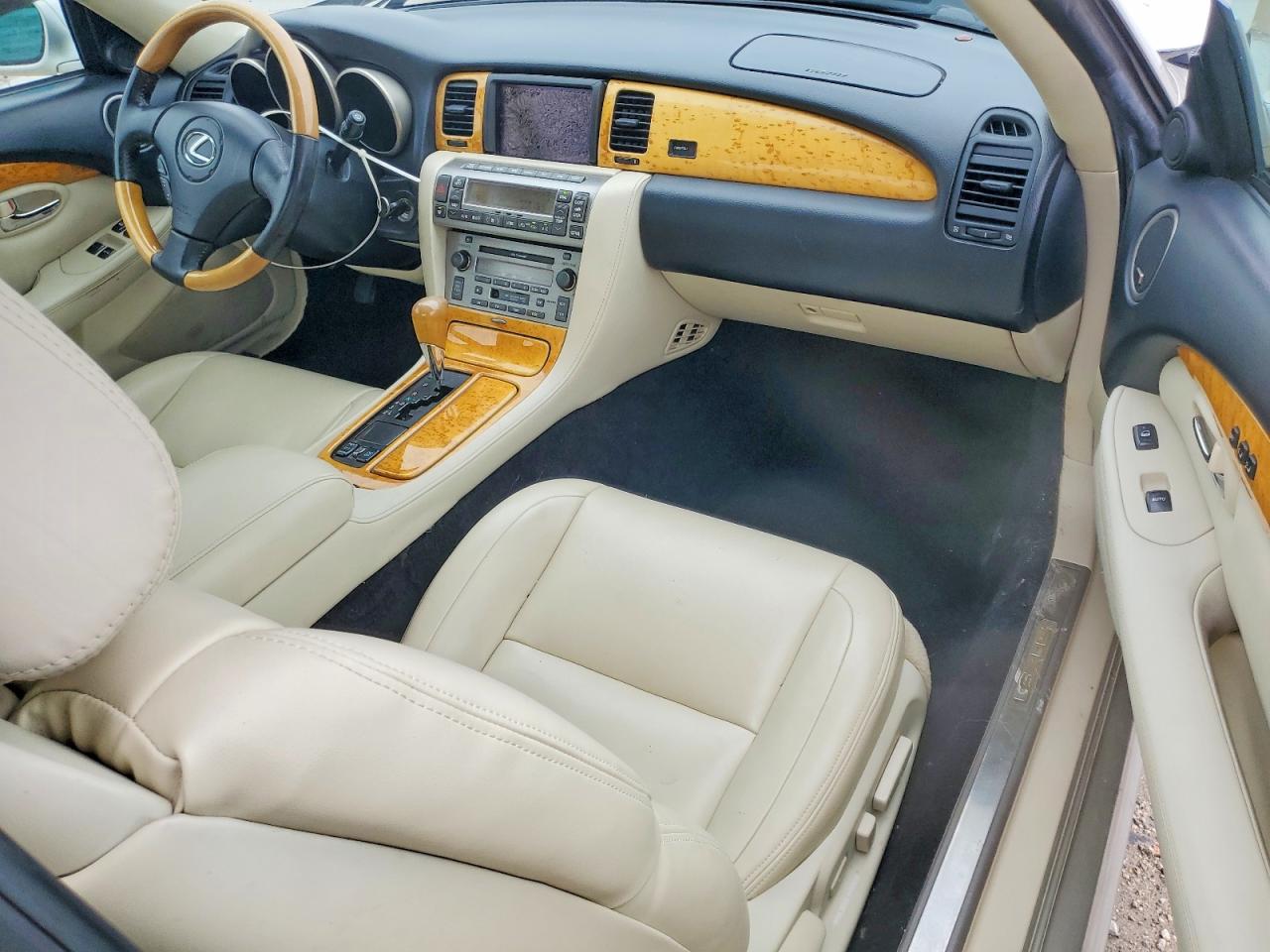 2003 Lexus Sc 430 Base Silver vin: JTHFN48YX30048220