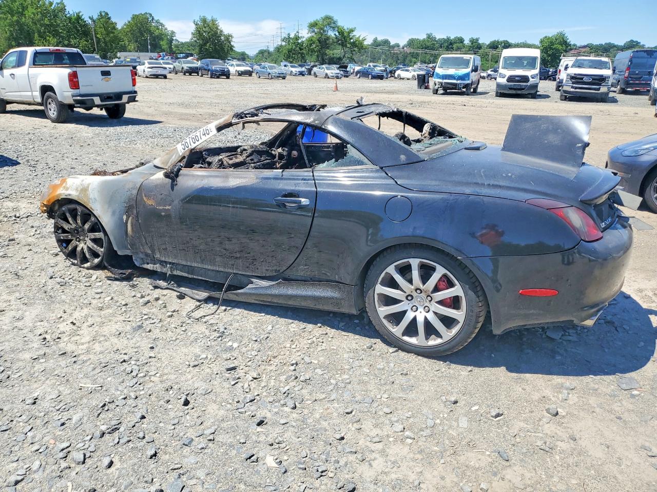 2004 Lexus Sc 430 Black vin: JTHFN48YX40051961