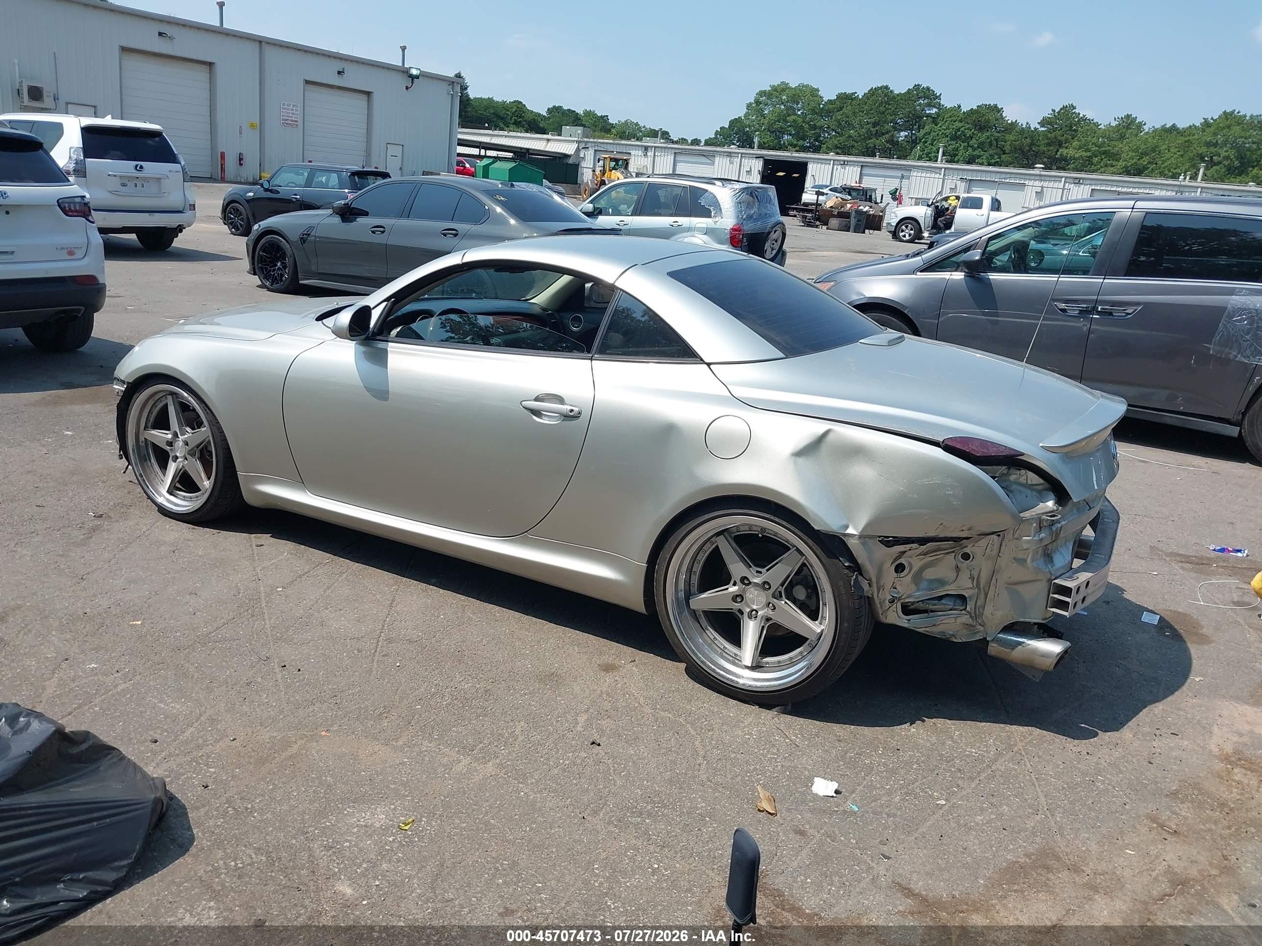 2004 Lexus Sc 430   Silver vin: JTHFN48YX40055489