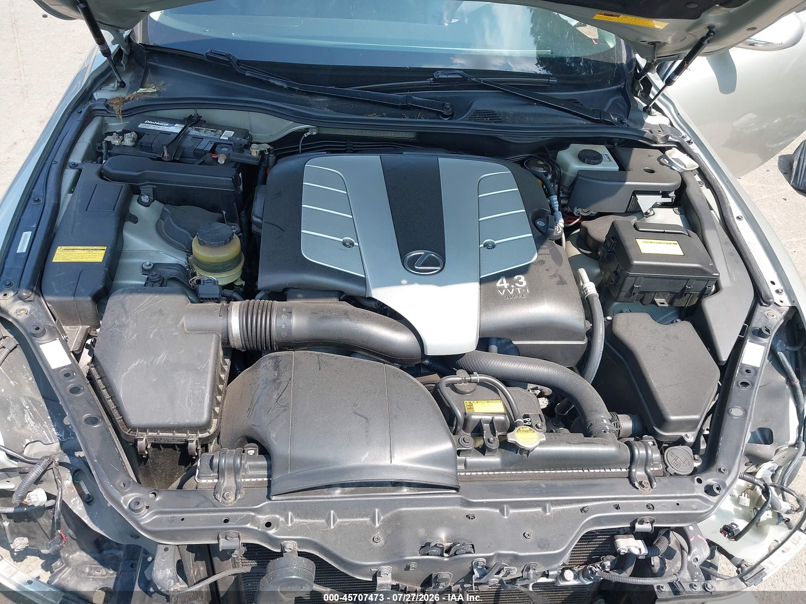 2004 Lexus Sc 430   Silver vin: JTHFN48YX40055489