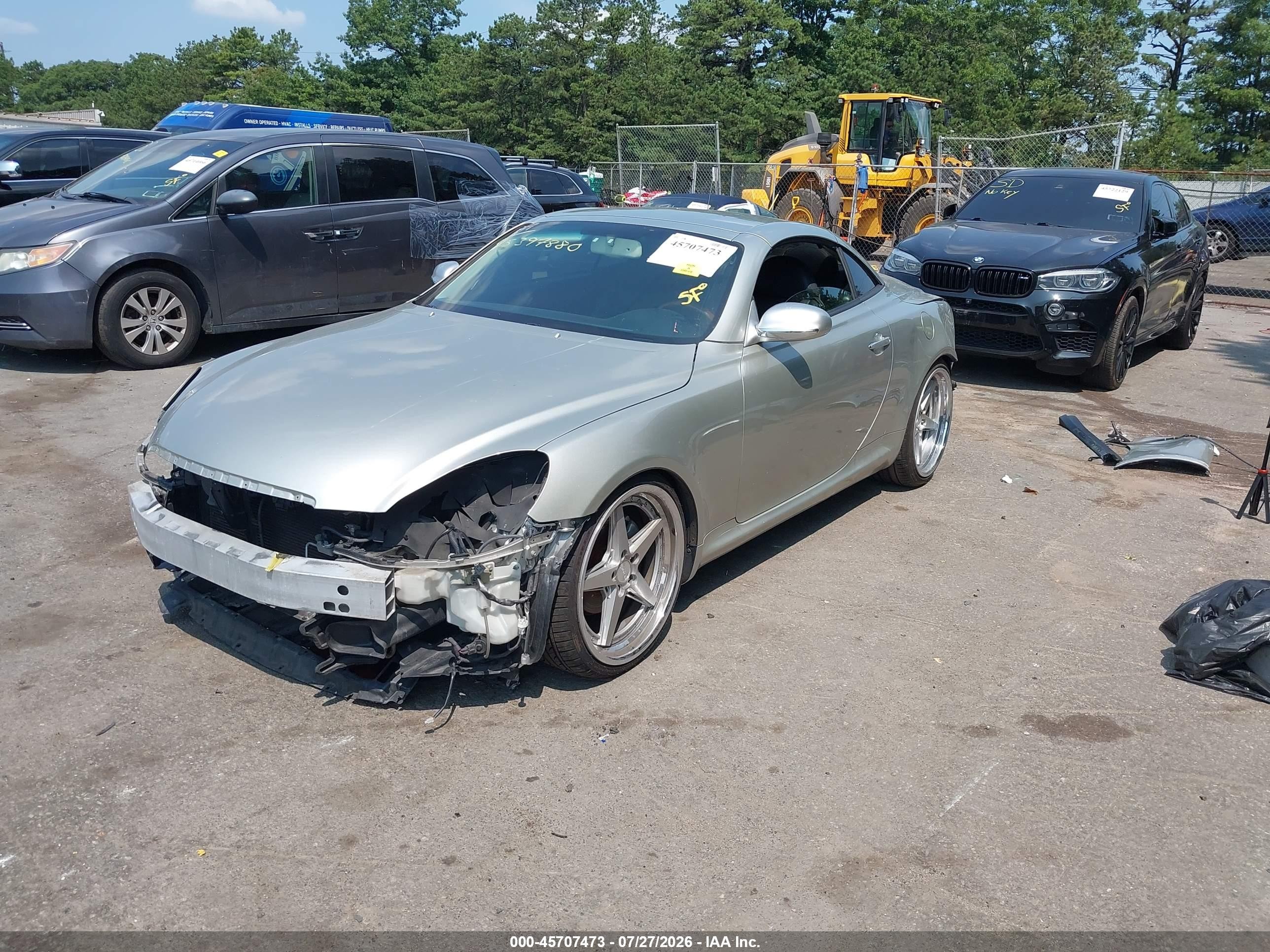 2004 Lexus Sc 430   Silver vin: JTHFN48YX40055489