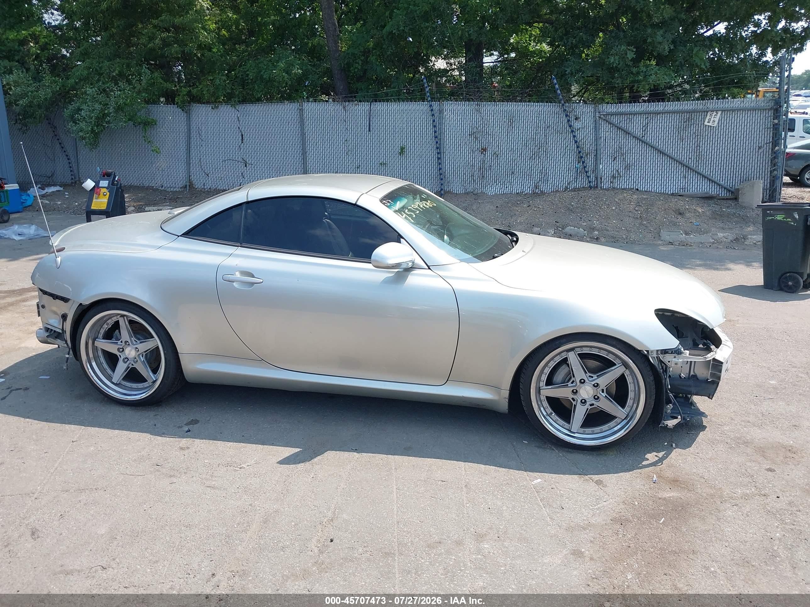 2004 Lexus Sc 430   Silver vin: JTHFN48YX40055489